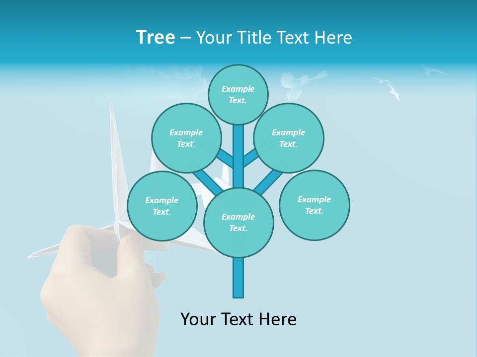 Origami Paper Birds PowerPoint Template