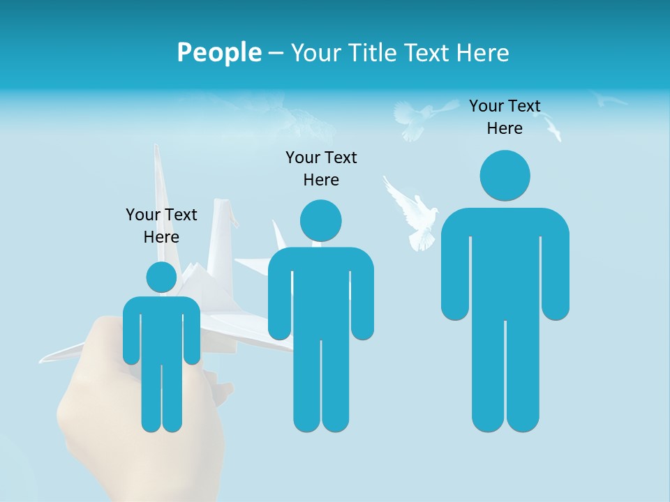 Origami Paper Birds PowerPoint Template