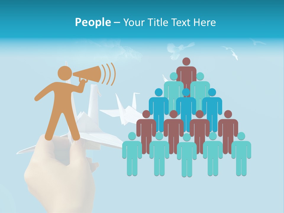 Origami Paper Birds PowerPoint Template