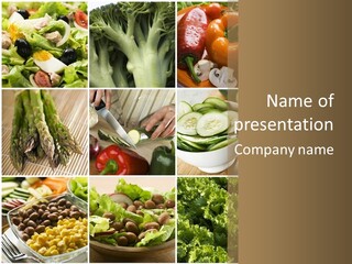 Corn Green Egg PowerPoint Template