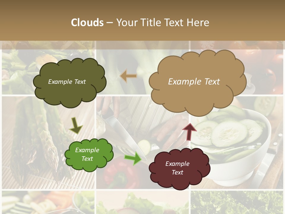 Corn Green Egg PowerPoint Template