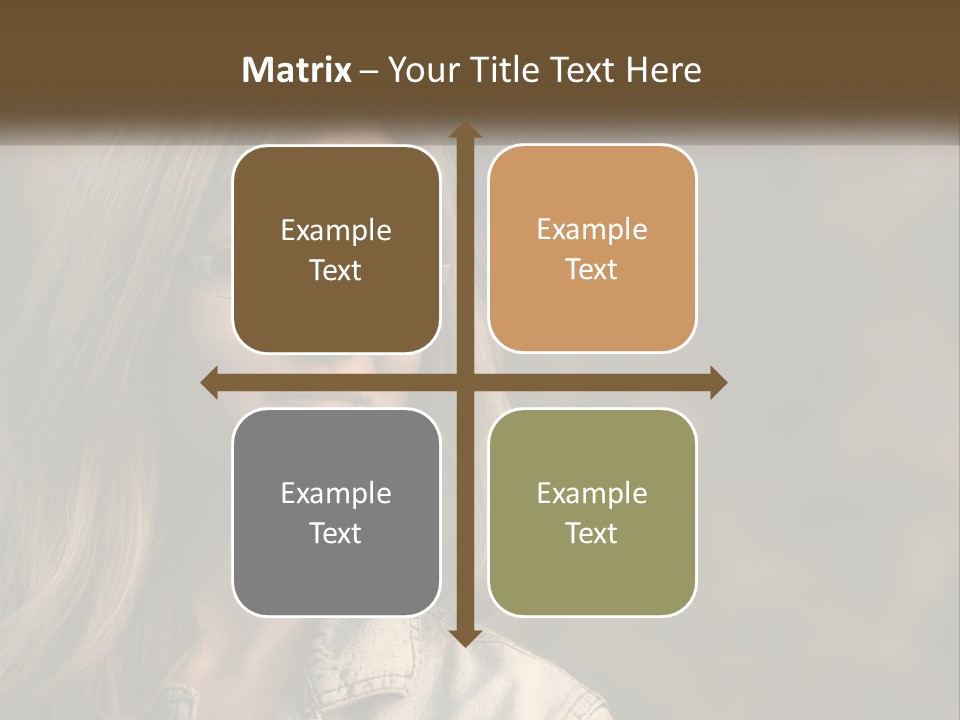 Face View Beautiful PowerPoint Template