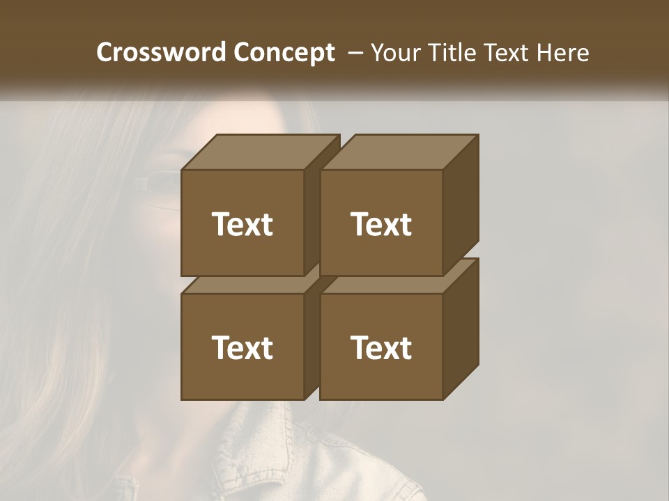 Face View Beautiful PowerPoint Template