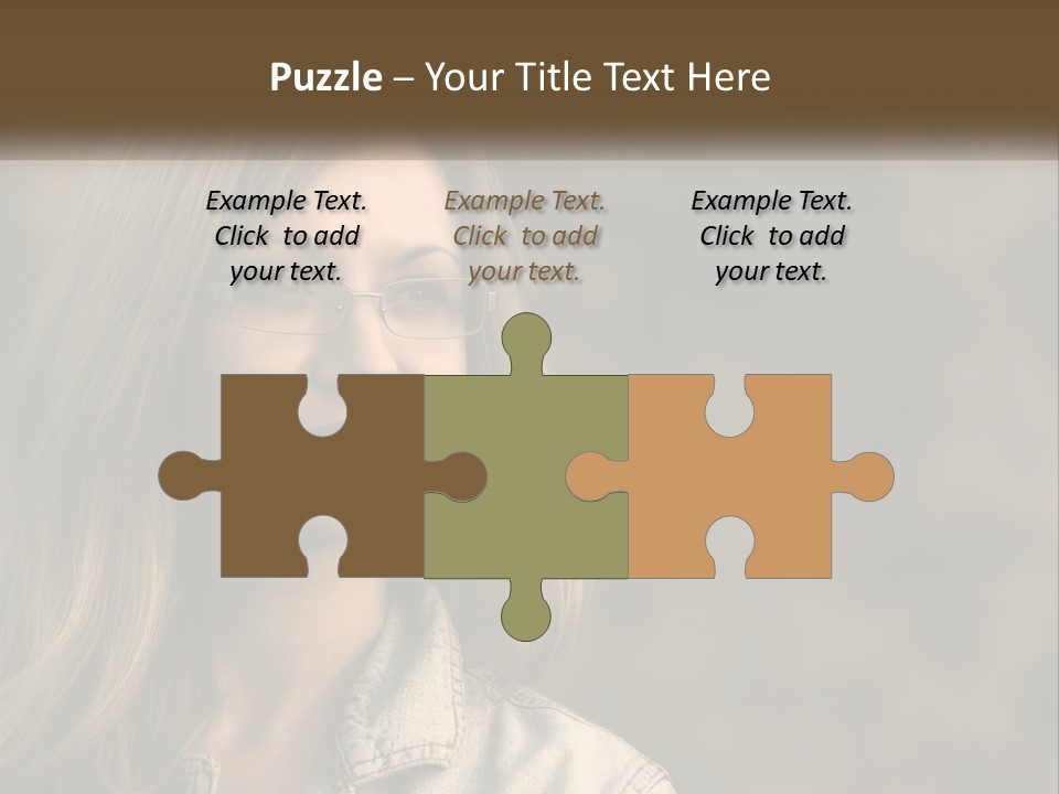 Face View Beautiful PowerPoint Template