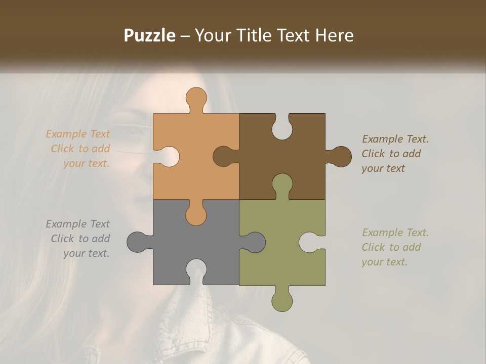 Face View Beautiful PowerPoint Template
