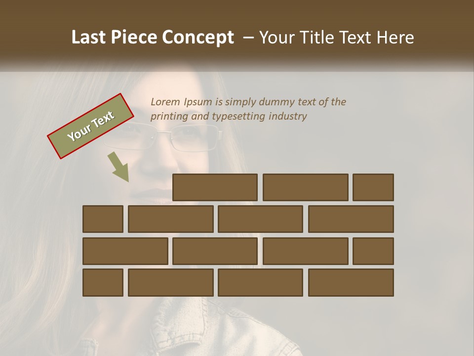 Face View Beautiful PowerPoint Template