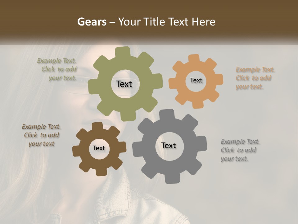 Face View Beautiful PowerPoint Template