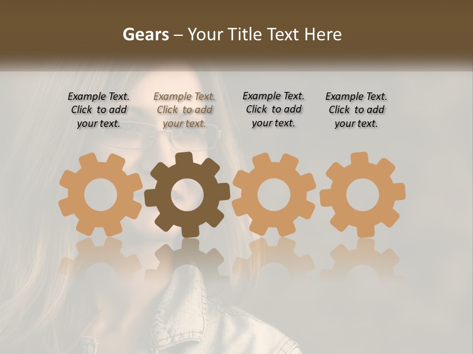 Face View Beautiful PowerPoint Template