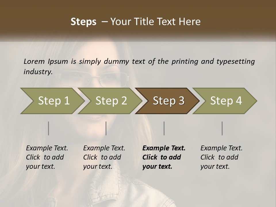 Face View Beautiful PowerPoint Template