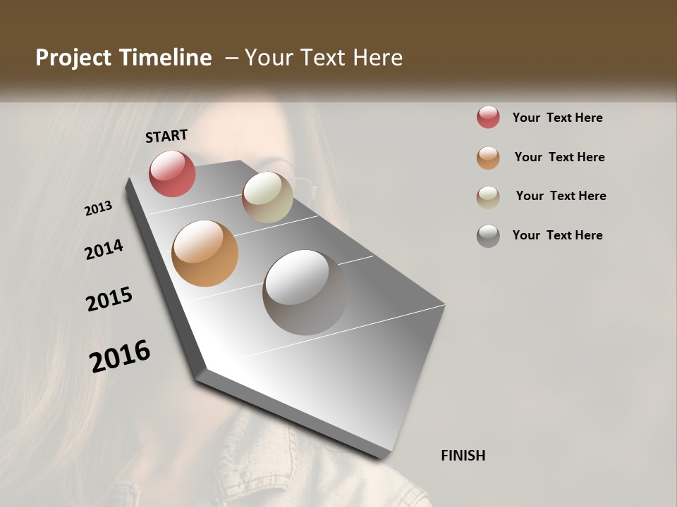 Face View Beautiful PowerPoint Template