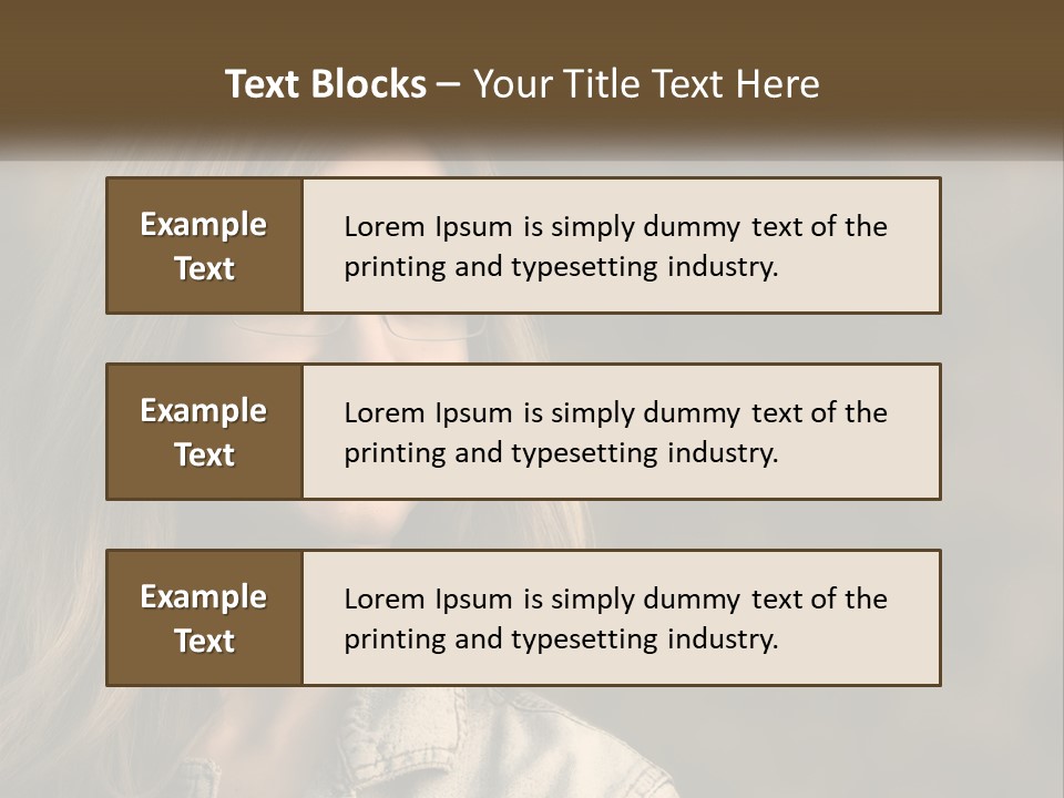 Face View Beautiful PowerPoint Template