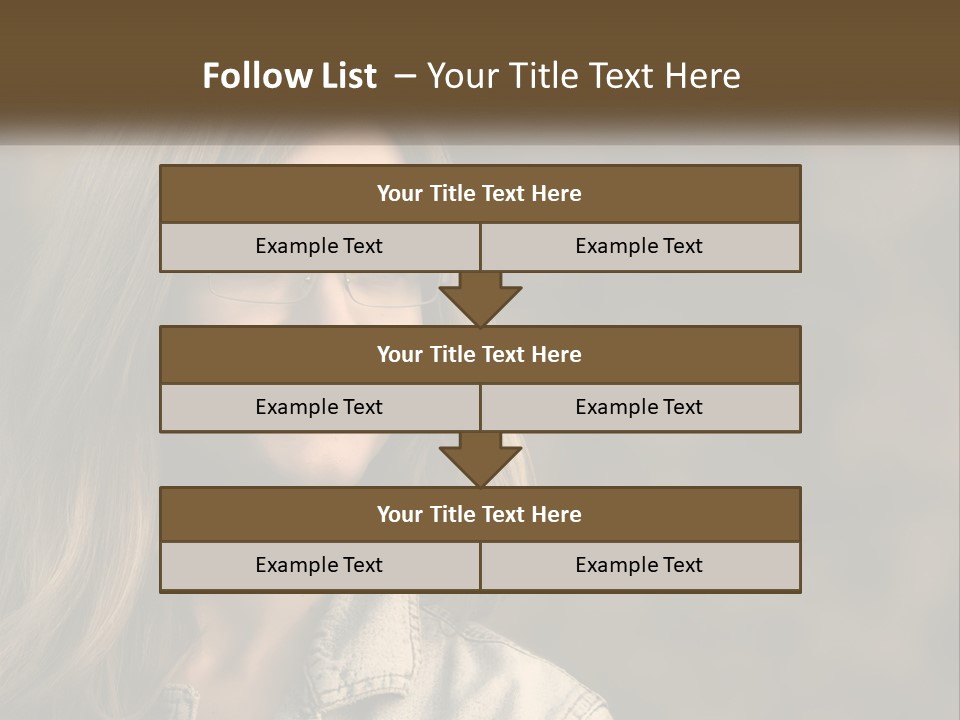 Face View Beautiful PowerPoint Template