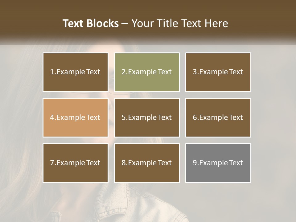 Face View Beautiful PowerPoint Template