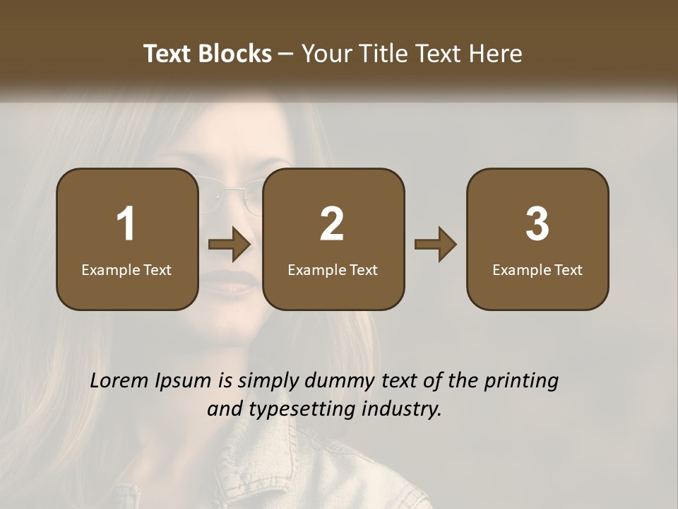 Face View Beautiful PowerPoint Template