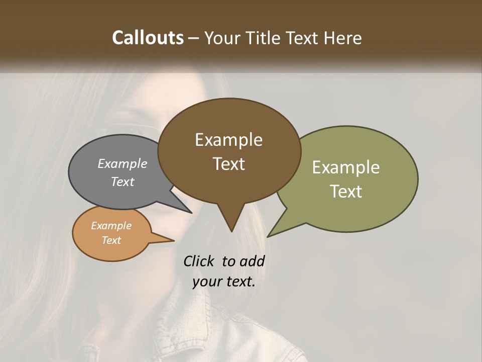 Face View Beautiful PowerPoint Template