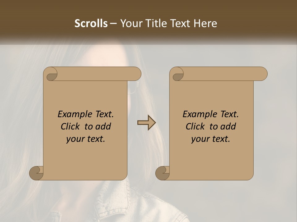 Face View Beautiful PowerPoint Template