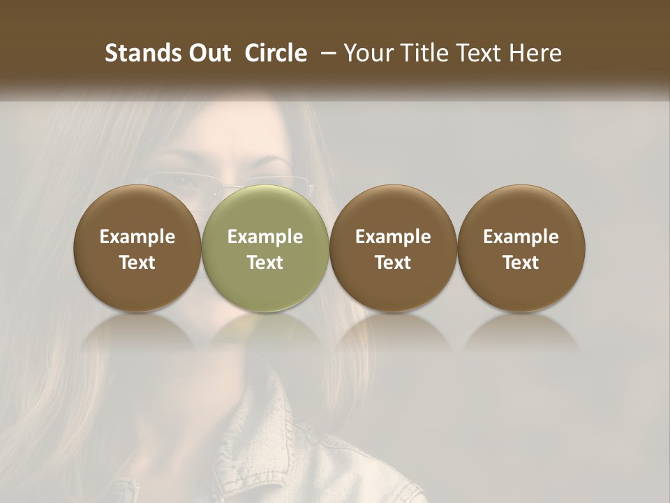 Face View Beautiful PowerPoint Template
