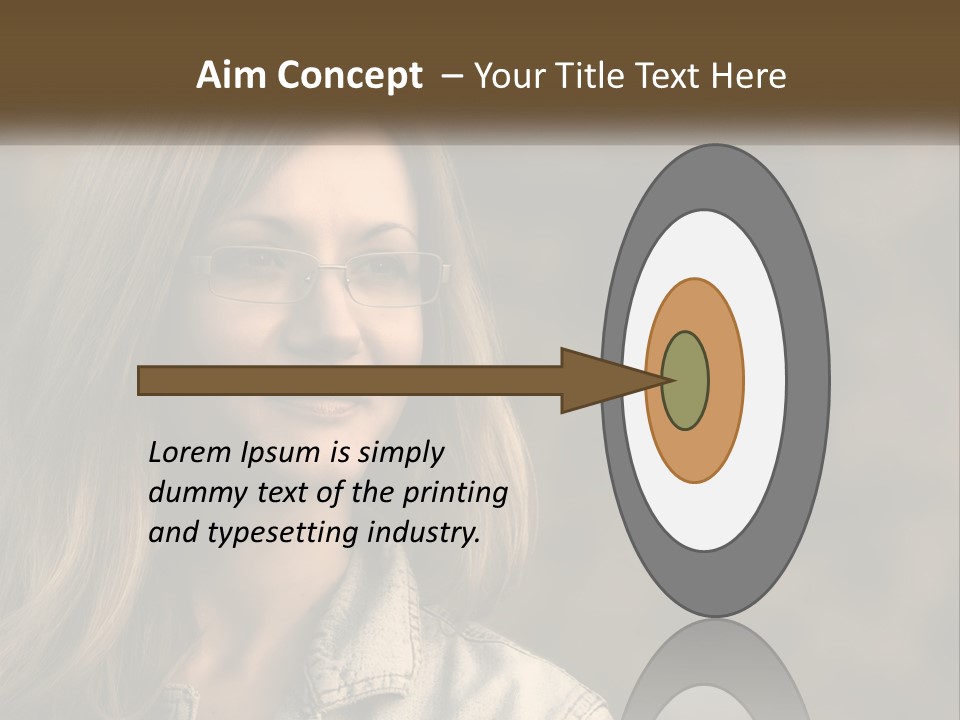 Face View Beautiful PowerPoint Template