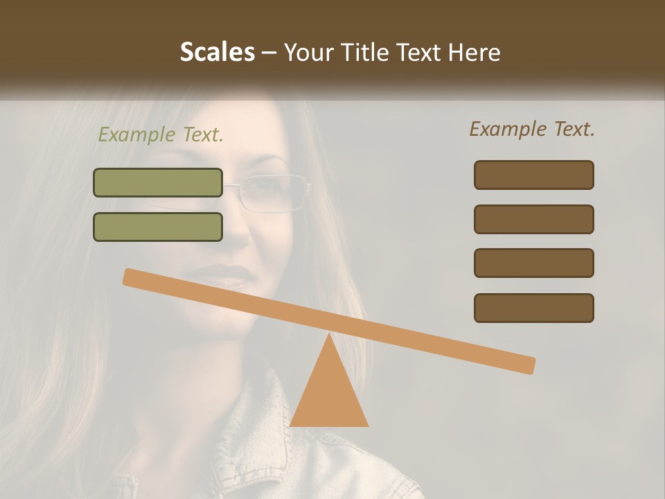 Face View Beautiful PowerPoint Template