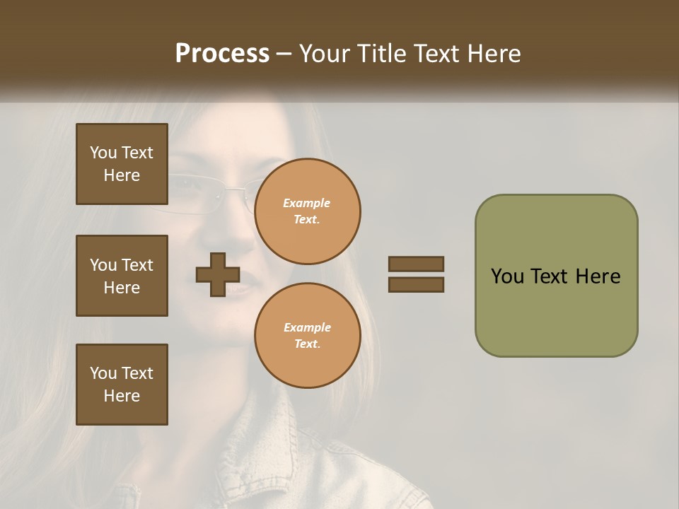 Face View Beautiful PowerPoint Template