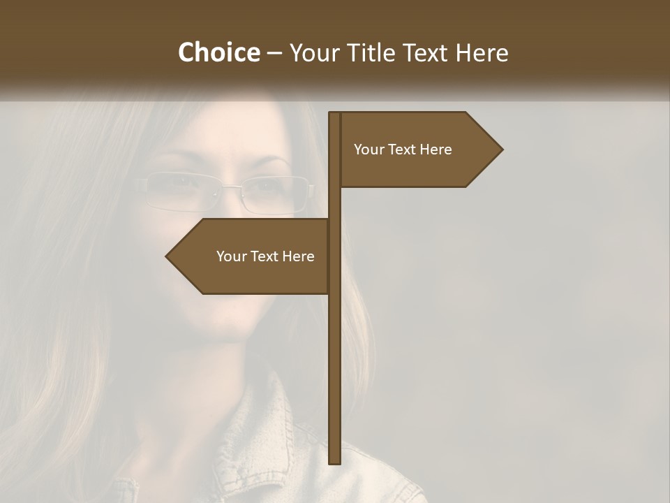 Face View Beautiful PowerPoint Template