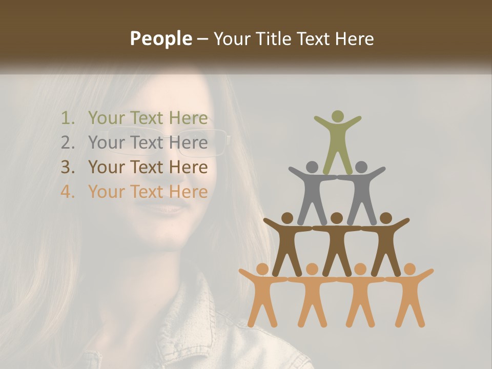 Face View Beautiful PowerPoint Template