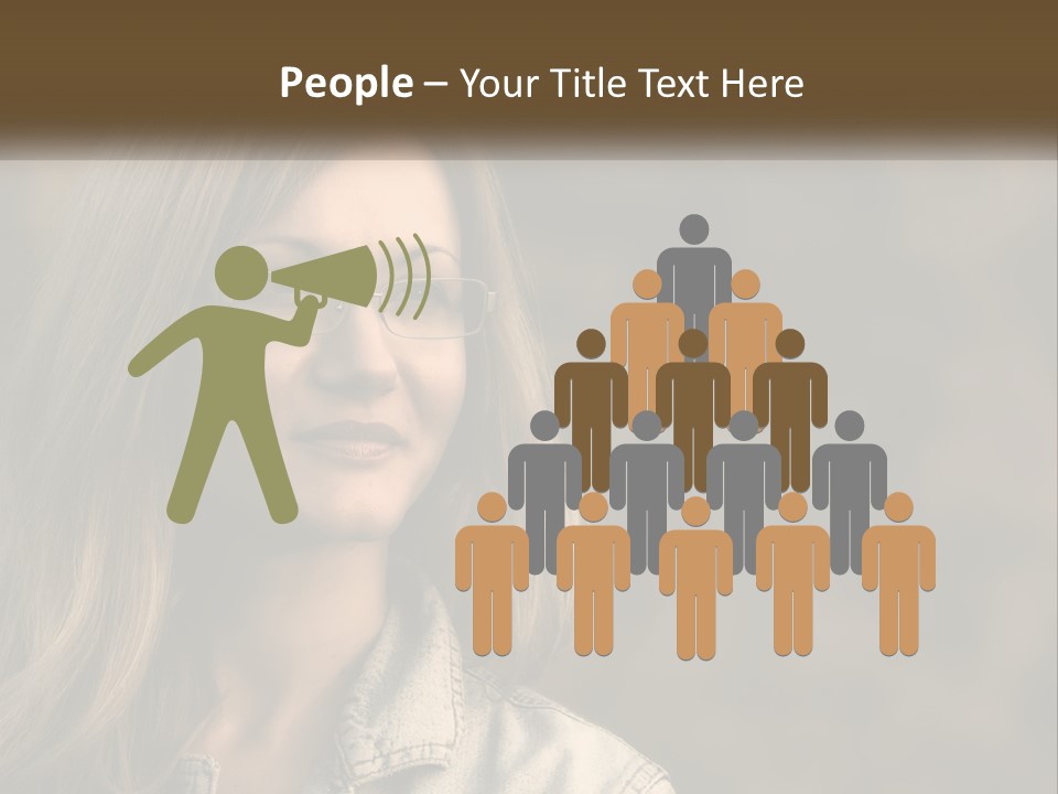 Face View Beautiful PowerPoint Template