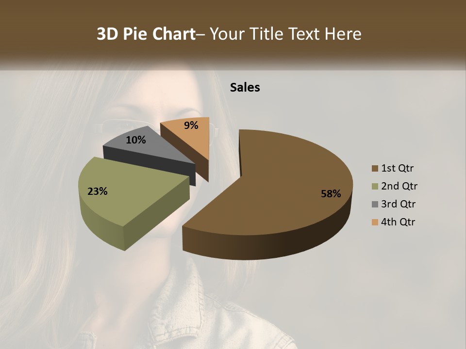 Face View Beautiful PowerPoint Template