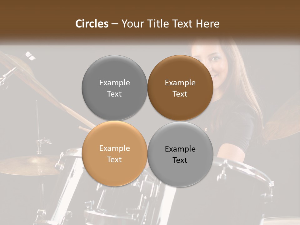 Rehearsal Cymbals Musician PowerPoint Template