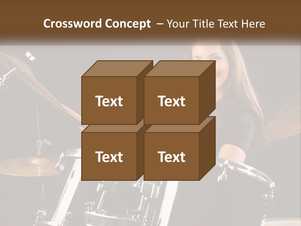 Rehearsal Cymbals Musician PowerPoint Template