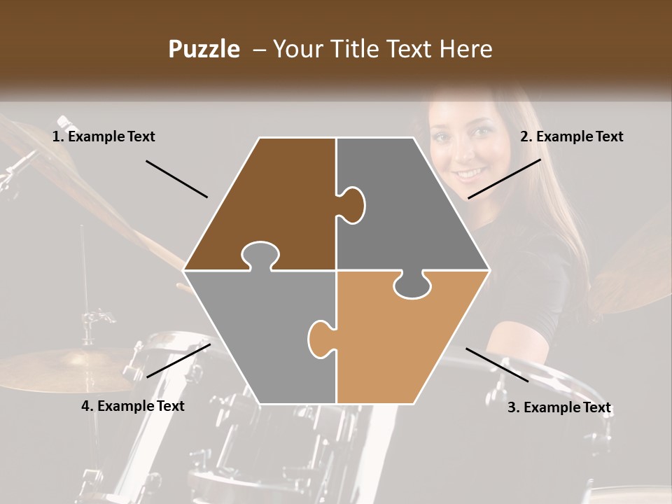 Rehearsal Cymbals Musician PowerPoint Template