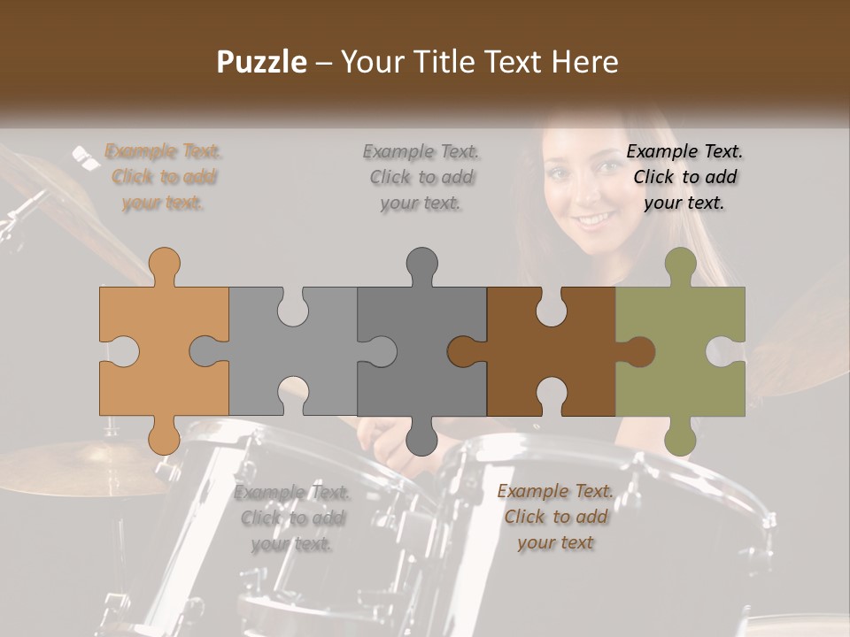Rehearsal Cymbals Musician PowerPoint Template