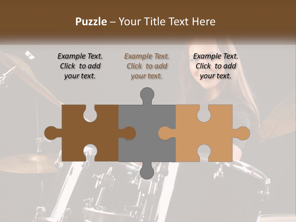 Rehearsal Cymbals Musician PowerPoint Template