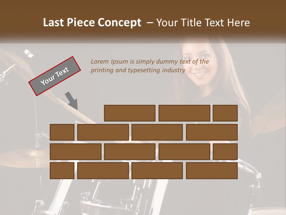 Rehearsal Cymbals Musician PowerPoint Template