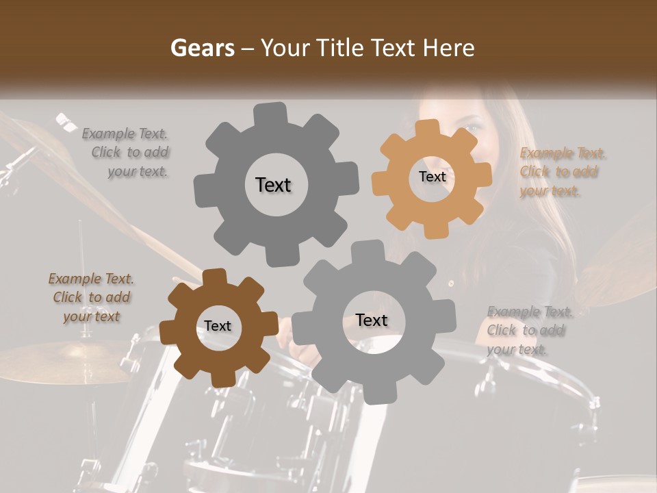 Rehearsal Cymbals Musician PowerPoint Template