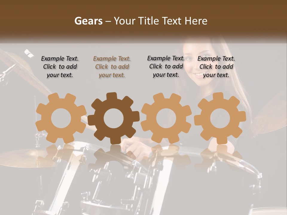 Rehearsal Cymbals Musician PowerPoint Template