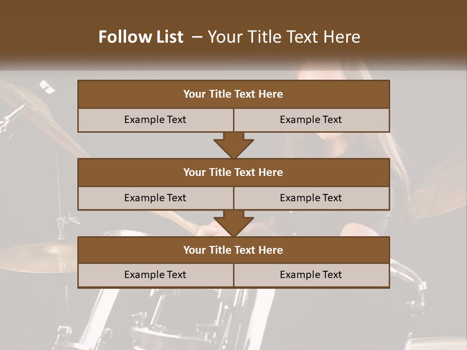 Rehearsal Cymbals Musician PowerPoint Template