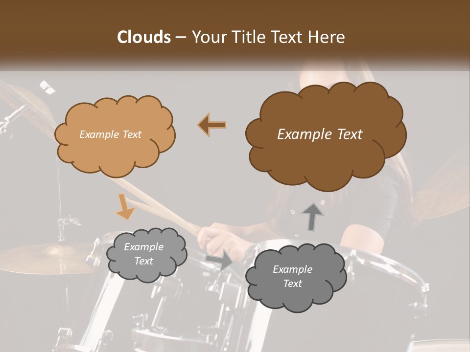 Rehearsal Cymbals Musician PowerPoint Template