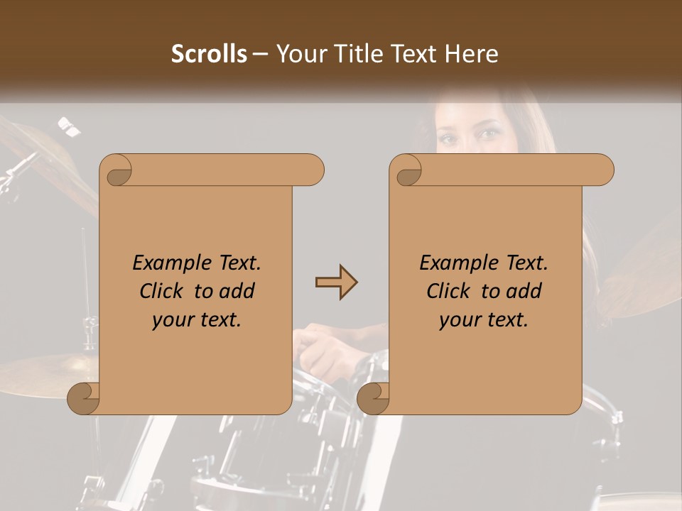 Rehearsal Cymbals Musician PowerPoint Template