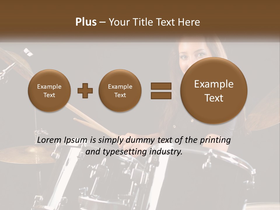 Rehearsal Cymbals Musician PowerPoint Template