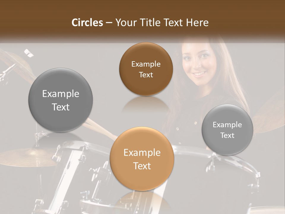 Rehearsal Cymbals Musician PowerPoint Template