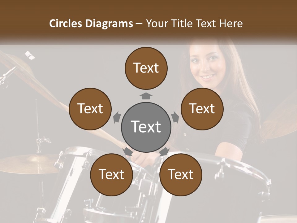 Rehearsal Cymbals Musician PowerPoint Template