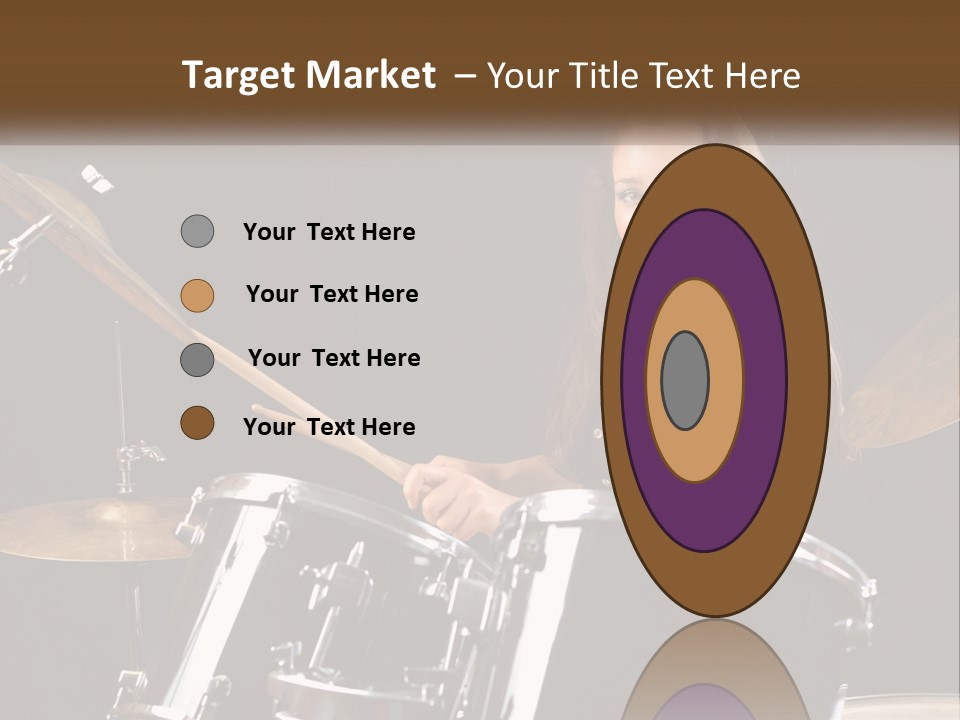 Rehearsal Cymbals Musician PowerPoint Template