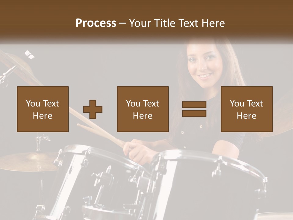 Rehearsal Cymbals Musician PowerPoint Template