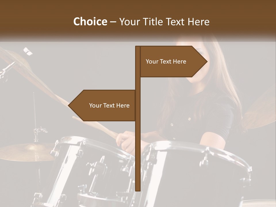 Rehearsal Cymbals Musician PowerPoint Template