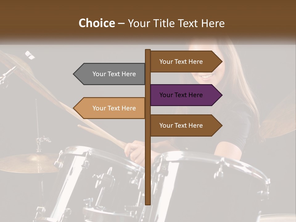 Rehearsal Cymbals Musician PowerPoint Template