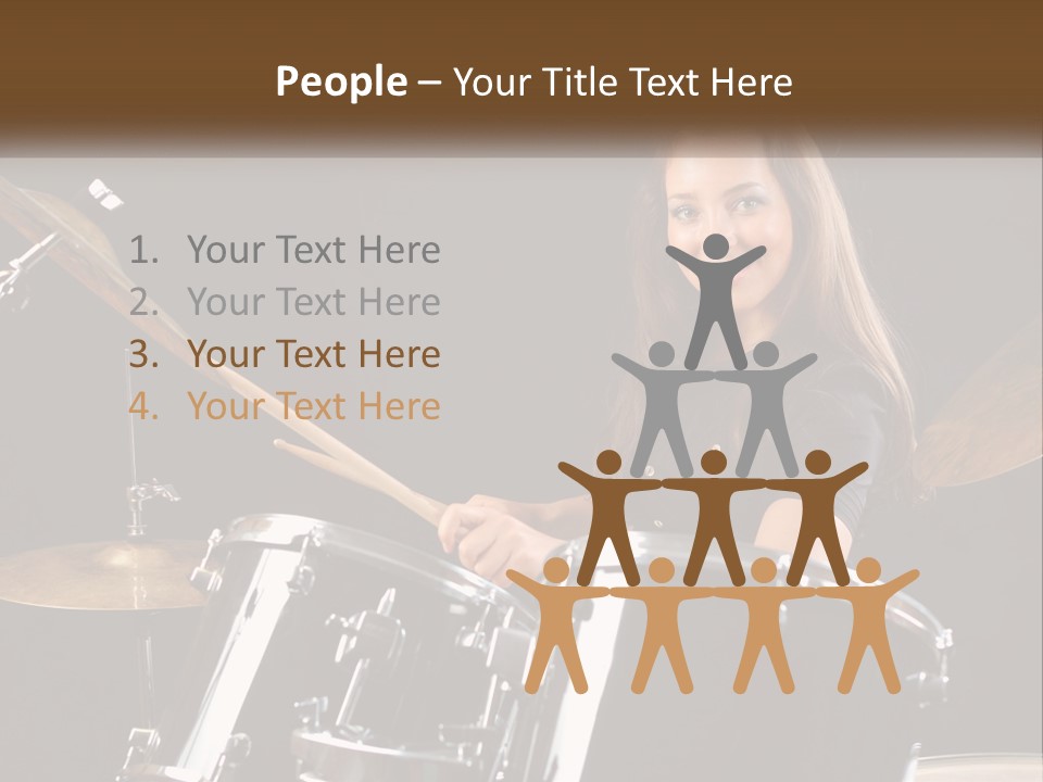 Rehearsal Cymbals Musician PowerPoint Template