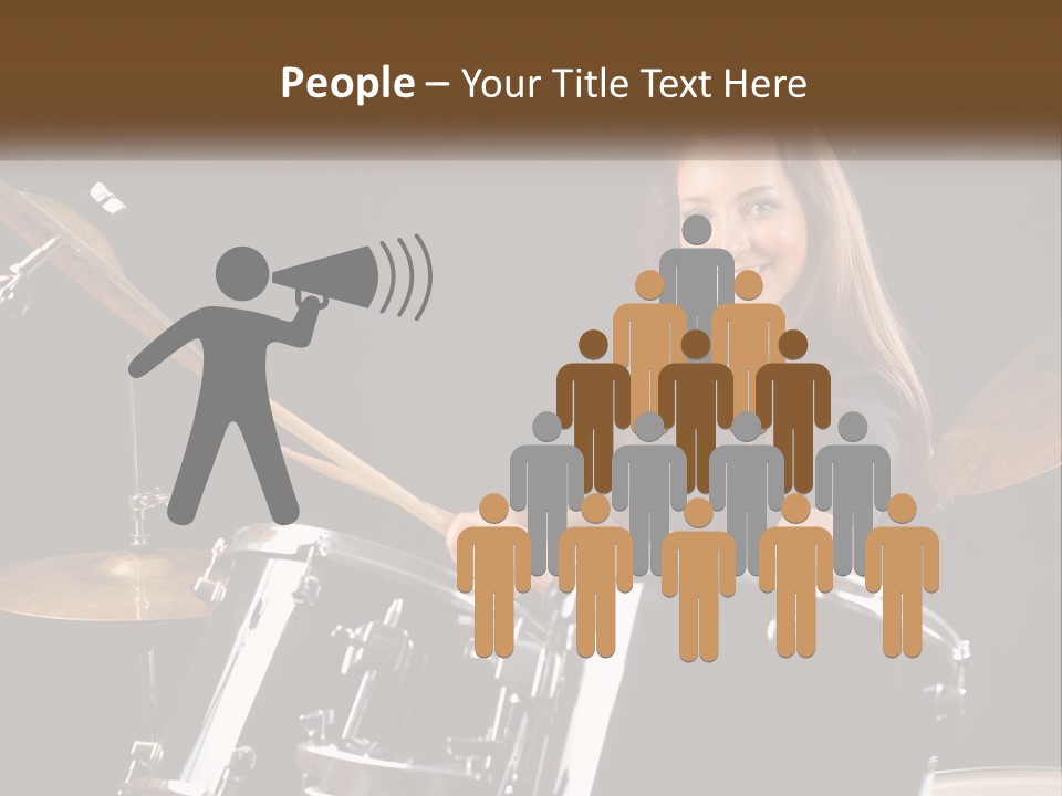 Rehearsal Cymbals Musician PowerPoint Template