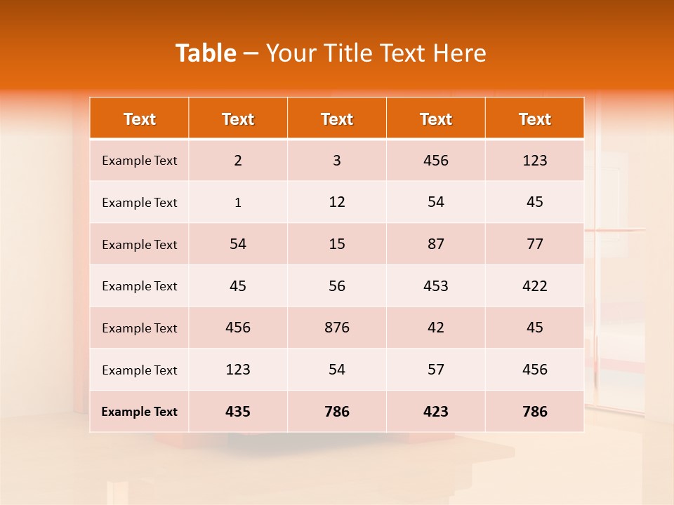 Room Real Clean PowerPoint Template