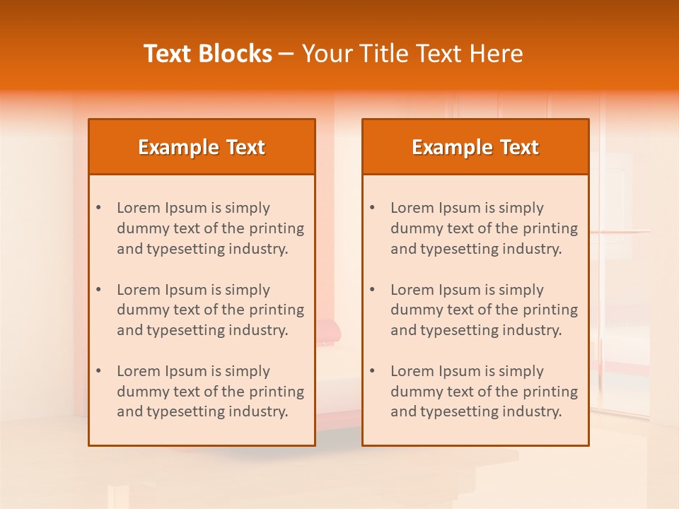 Room Real Clean PowerPoint Template